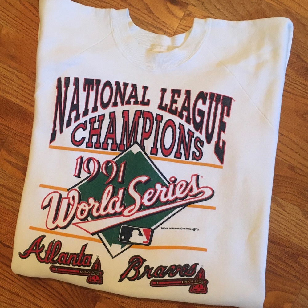 1991 Atlanta Braves World Series Sweatshirt